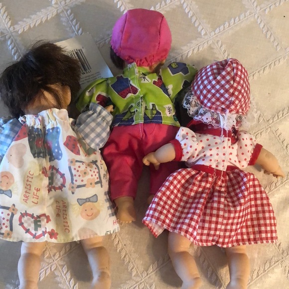 Palm Pals Happy Kids 8.5” Bean bad doll set of 2 - Picture 4 of 6